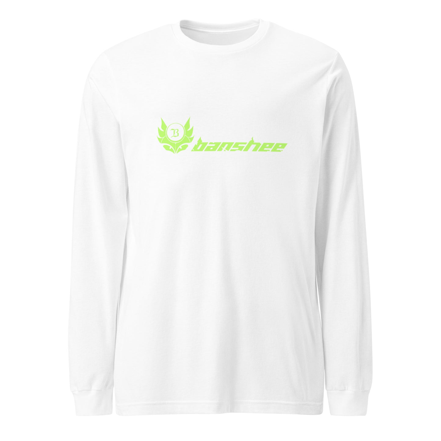 Banshee Linear Lime - Long Sleeve Tee