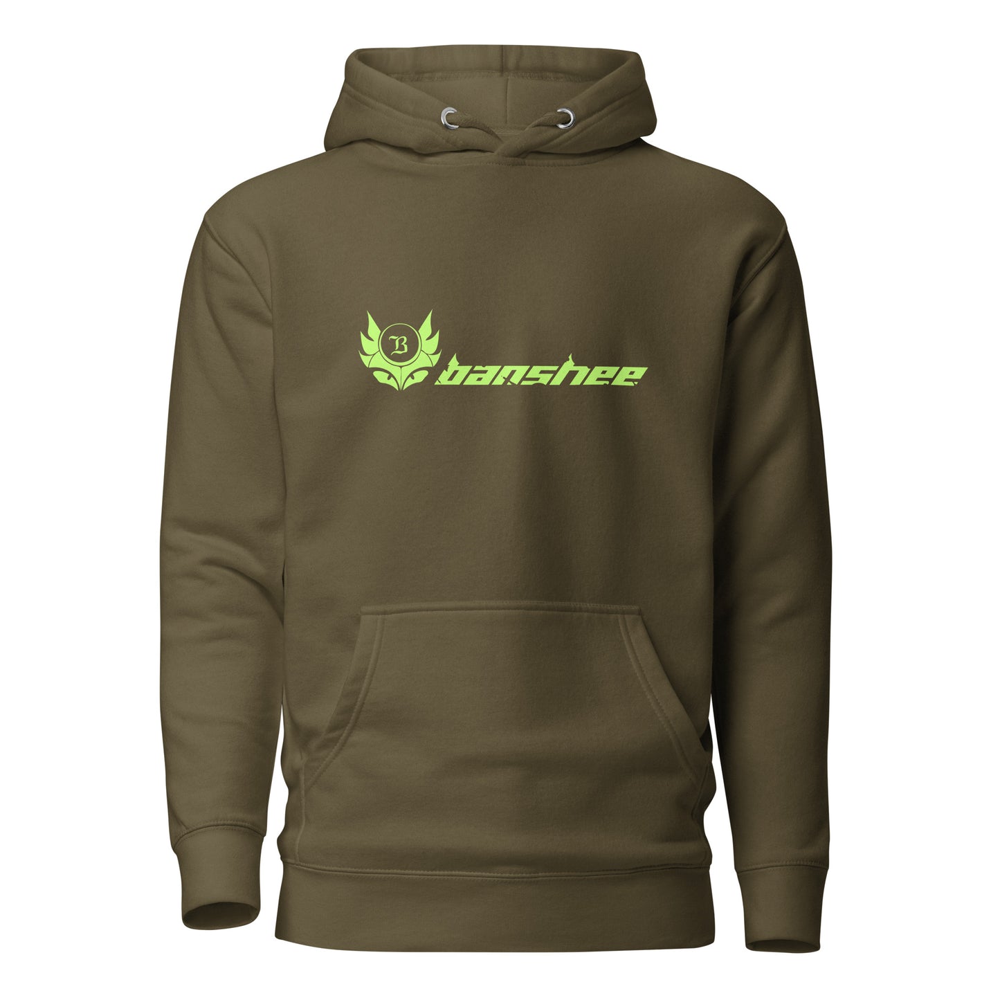 Banshee Lime Linear Logo - Hoodie