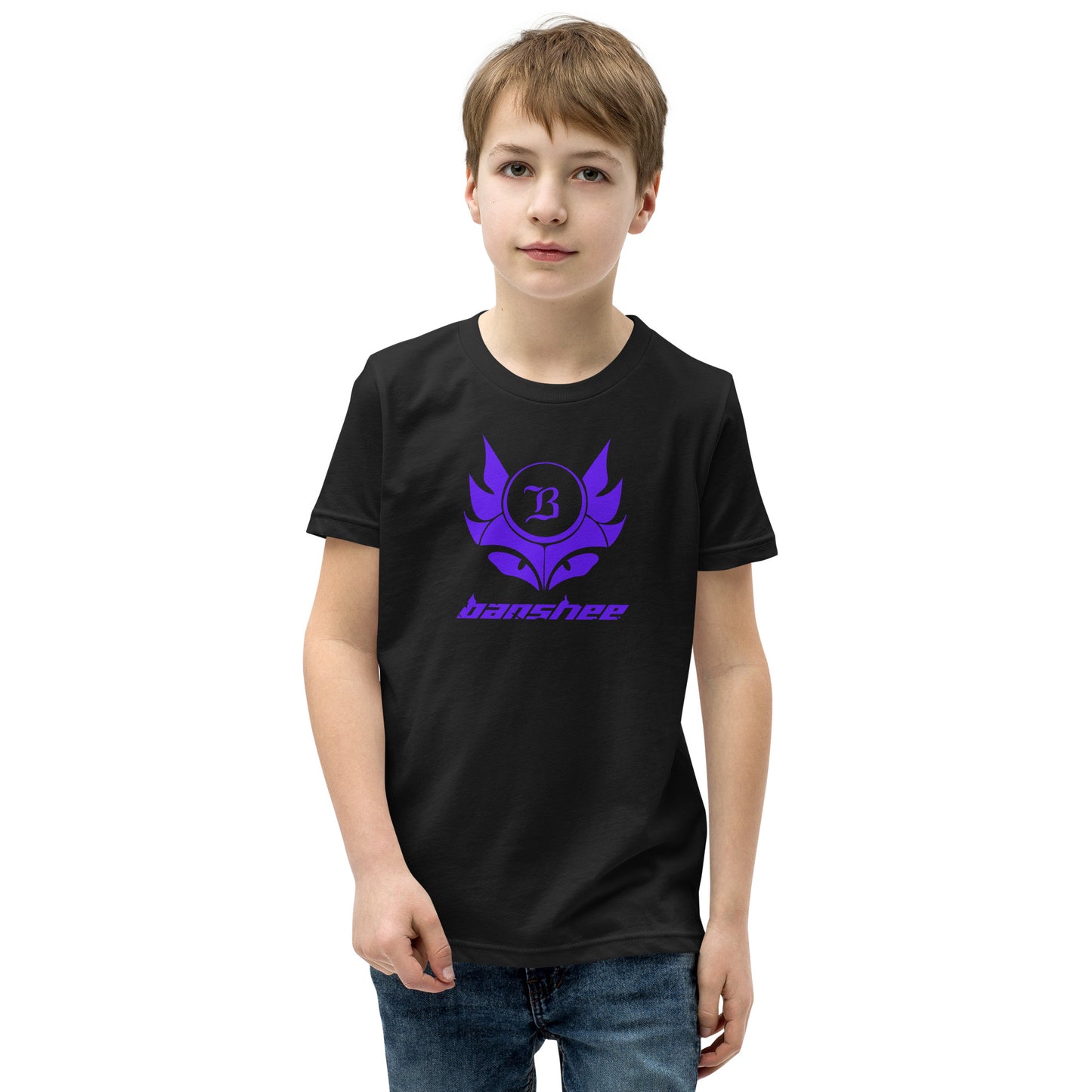 Banshee Purple Logo - Youth Tee