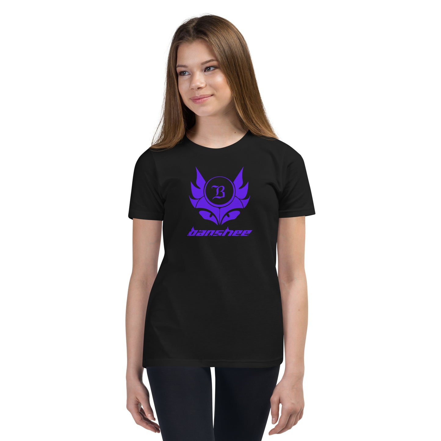 Banshee Purple Logo - Youth Tee