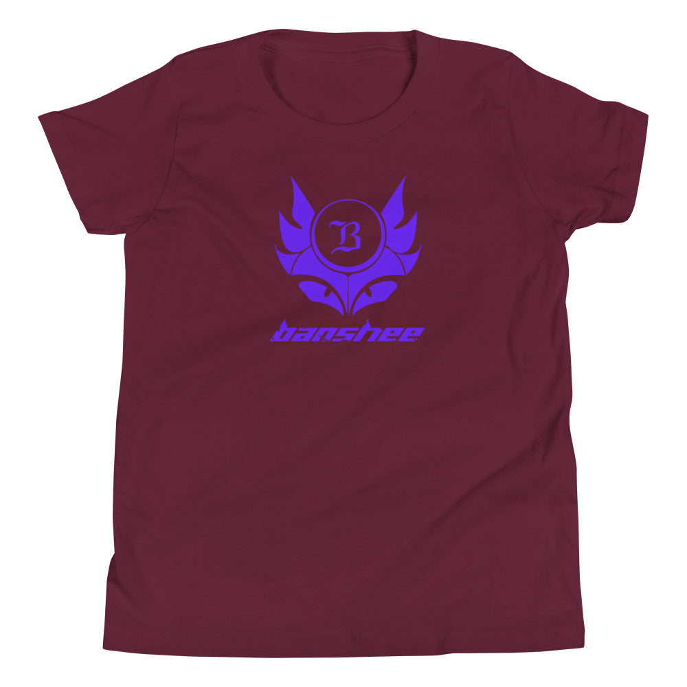 Banshee Purple Logo - Youth Tee